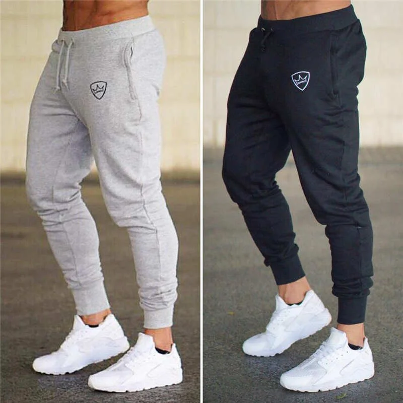 2018 summer New Fashion Thin section Pants Men Casual Trouser Jogger Bodybuilding Fitness Sweat Time limited Sweatpants