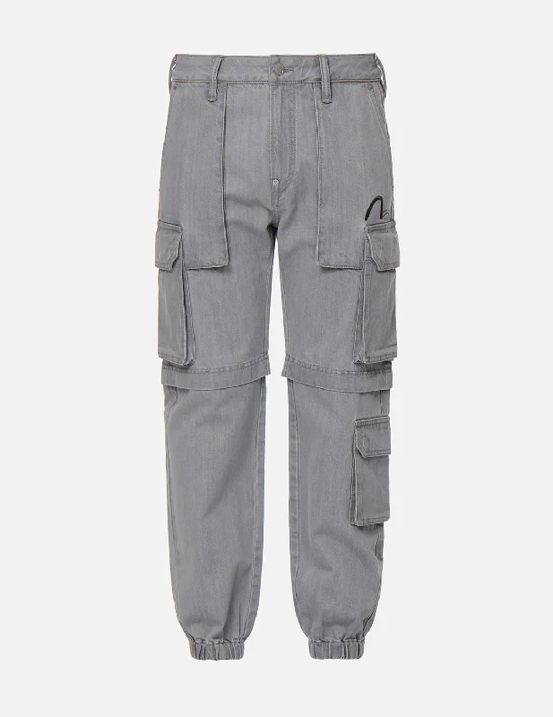 Cargo Denim Jogger Pants