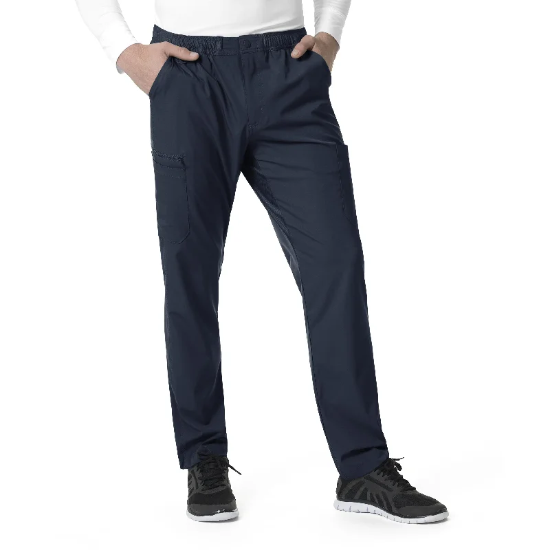 Carhartt Force Liberty Men's Athletic Cargo Scrub Pant - Navy