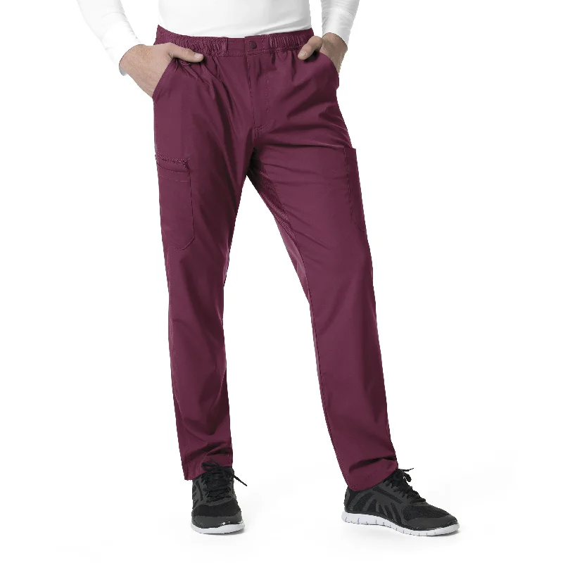 Carhartt Force Liberty Men's Athletic Cargo Scrub Pant - Wine