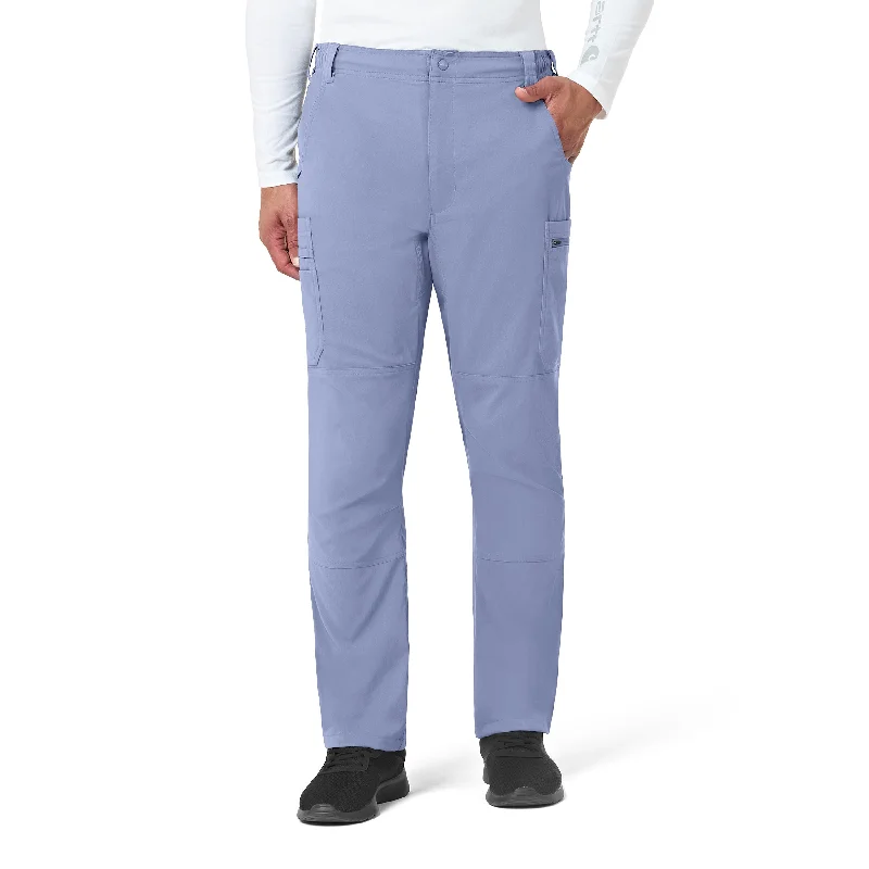 Carhartt Rugged Flex Peak Men's Straight Leg Cargo Scrub Pant - Ceil Blue