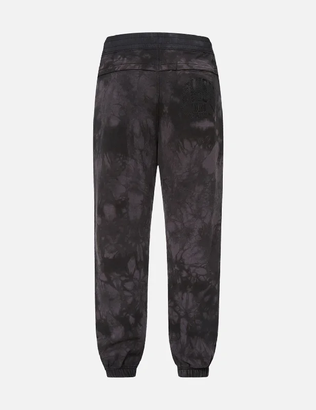 Logo Embroidery Tie-dyed Sweatpants