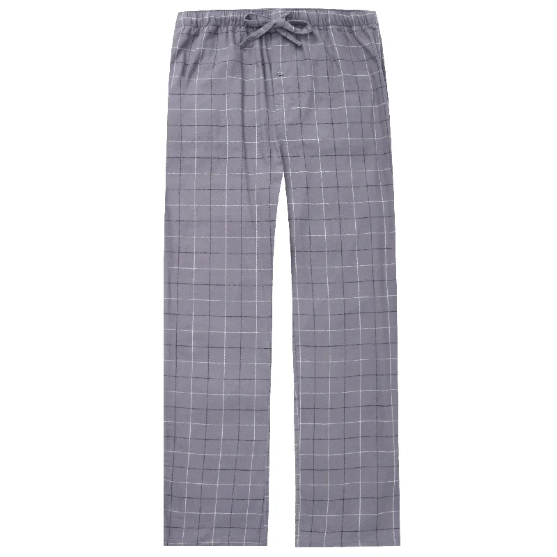 Mens 100% Cotton Flannel Lounge Pants